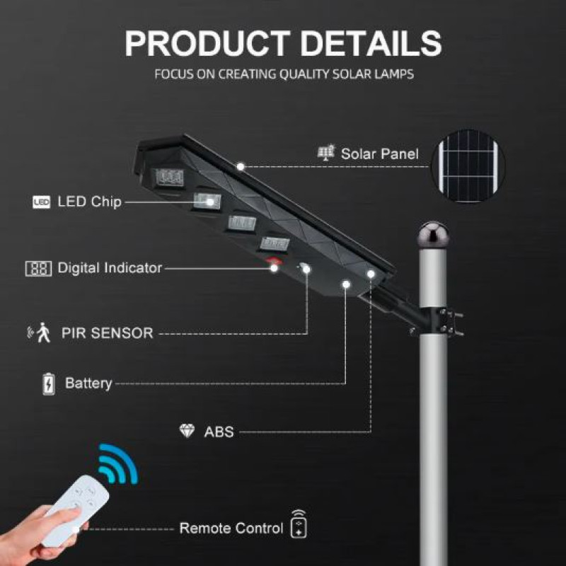 Premium 100W Solar Street Light