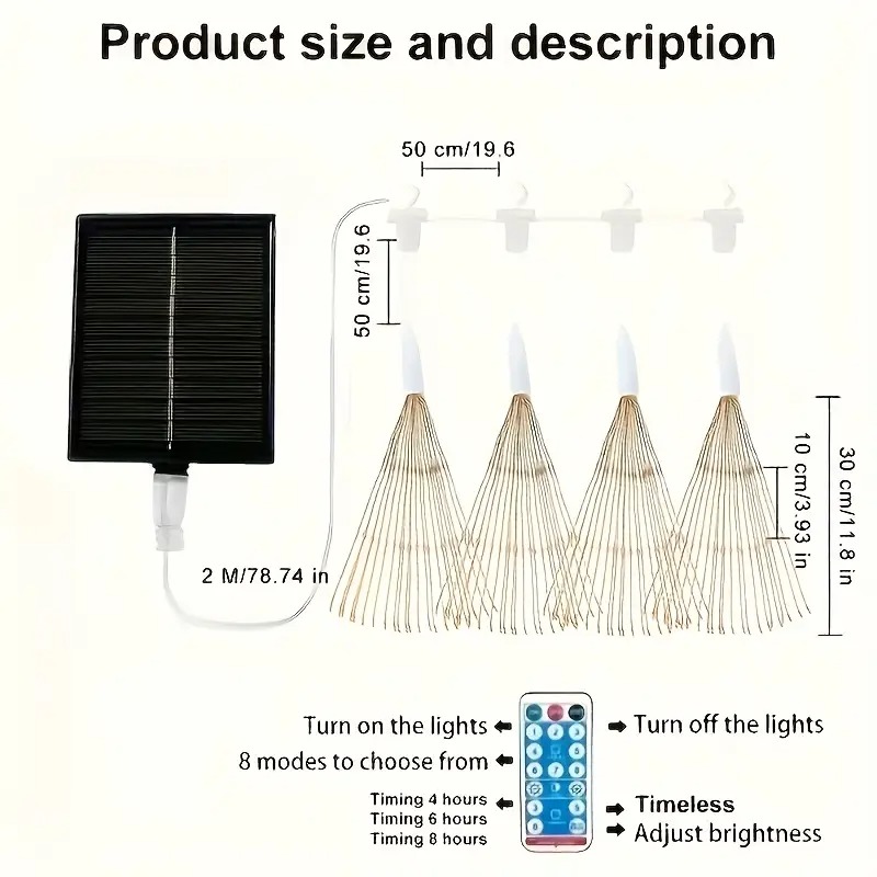 Solar Hanging Fireworks