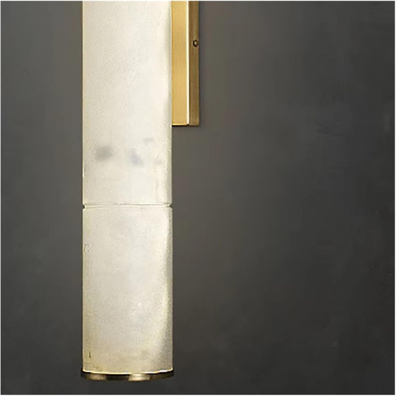 Marble Cylindrical Lamp