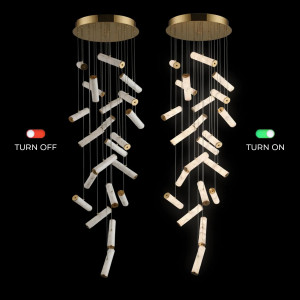Alure Stone Chandelier