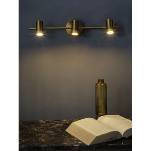 Brushed Brass Vanity Light II