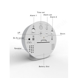 Shell Table Clock