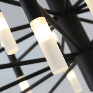 BLK Swan Art Chandelier