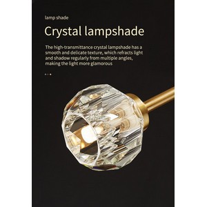 Golden Crystal Chandelier