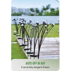 Warm Solar Firefly Lights