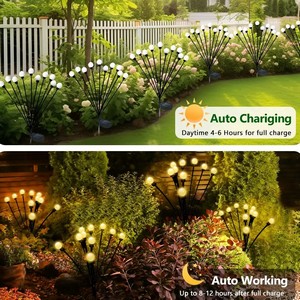 Warm Solar Firefly Lights