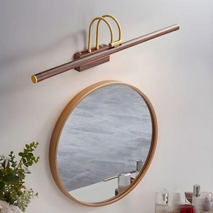 Wood Grain Vanity Light