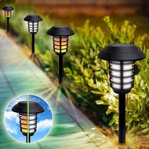 2 in 1 Solar Flame Lamp