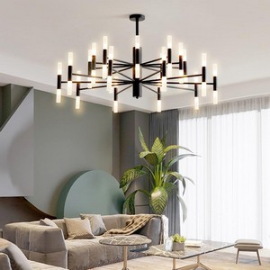 BLK Swan Art Chandelier