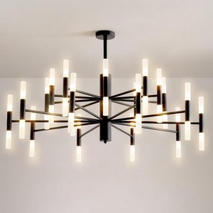 BLK Swan Art Chandelier