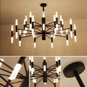 BLK Swan Art Chandelier