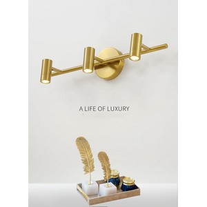 Brushed Brass Vanity Light II