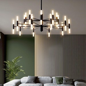 BLK Swan Art Chandelier