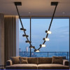 Wave Leather Chandelier