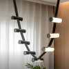 Wave Leather Chandelier
