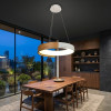 Graceful Woodgrain Pendant