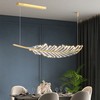 Golden Leaf Shaped Pendant