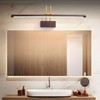 Wood Grain Vanity Light