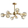 Golden Crystal Chandelier