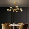 Golden Crystal Chandelier