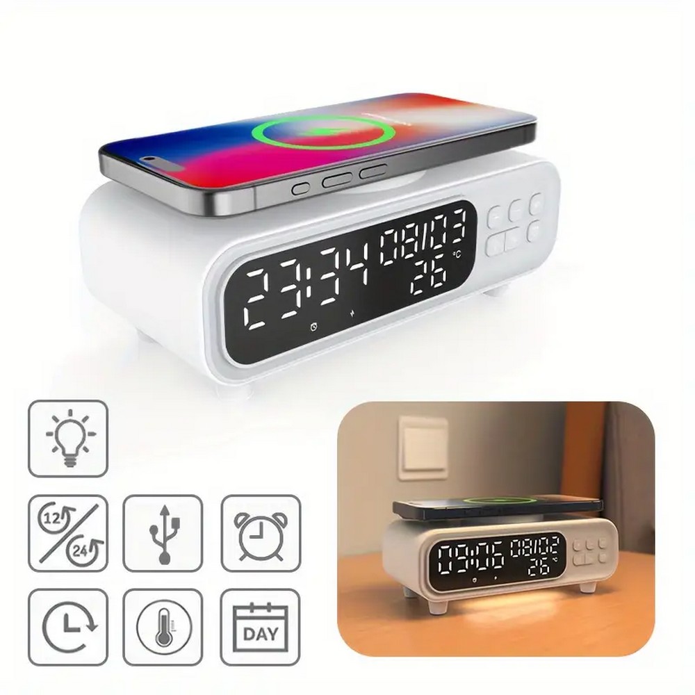 Multifunctional Wireless Charging Lamp