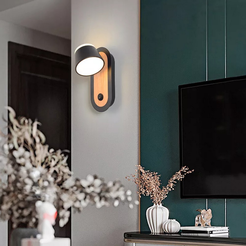 Woodart Rotatable Lamp