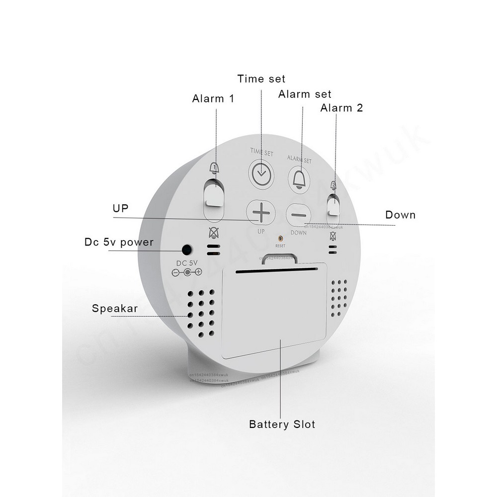 Shell Table Clock