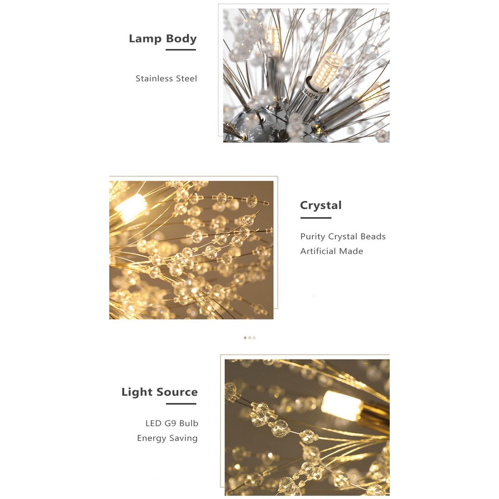 Modern Dandelion Chandelier