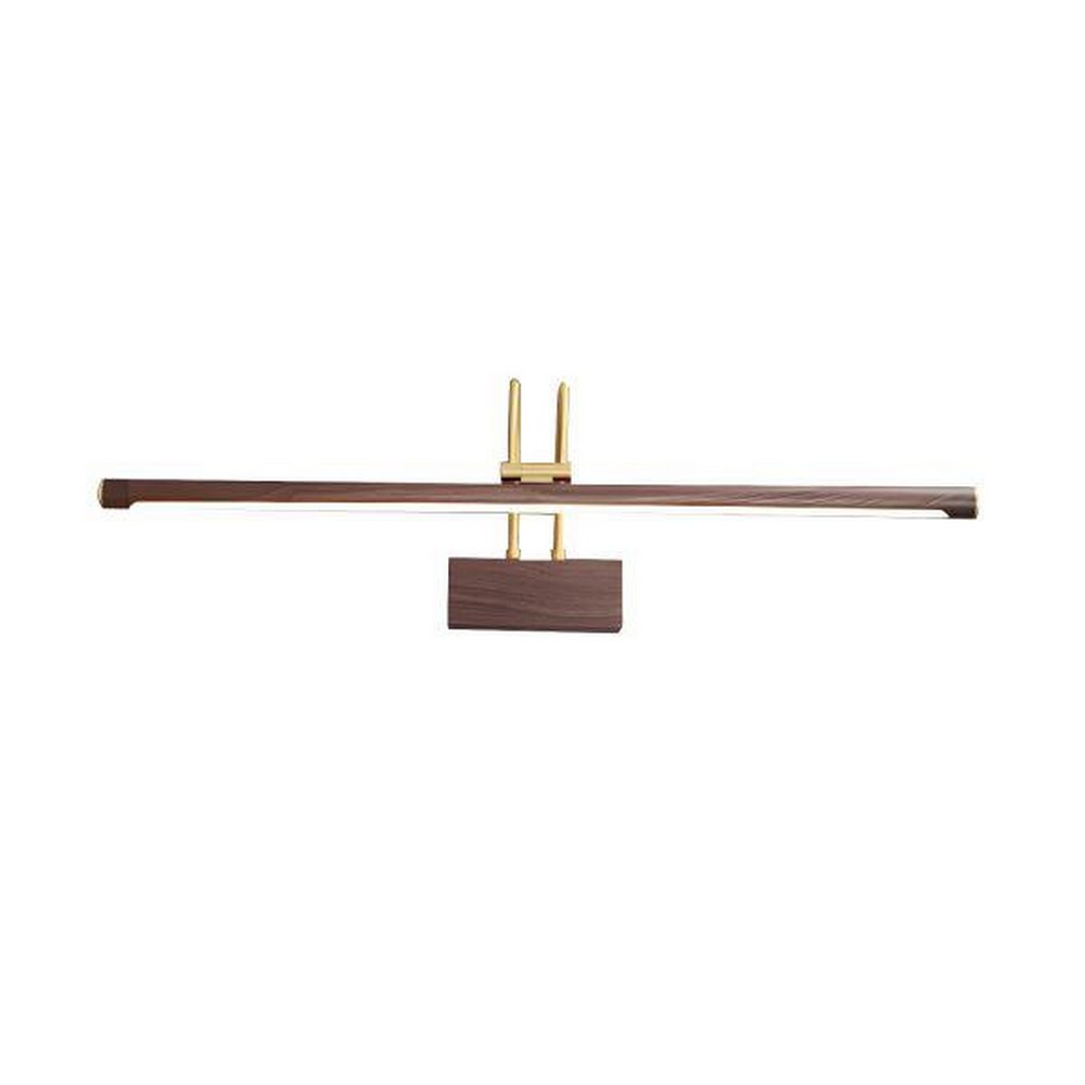 Wood Grain Vanity Light