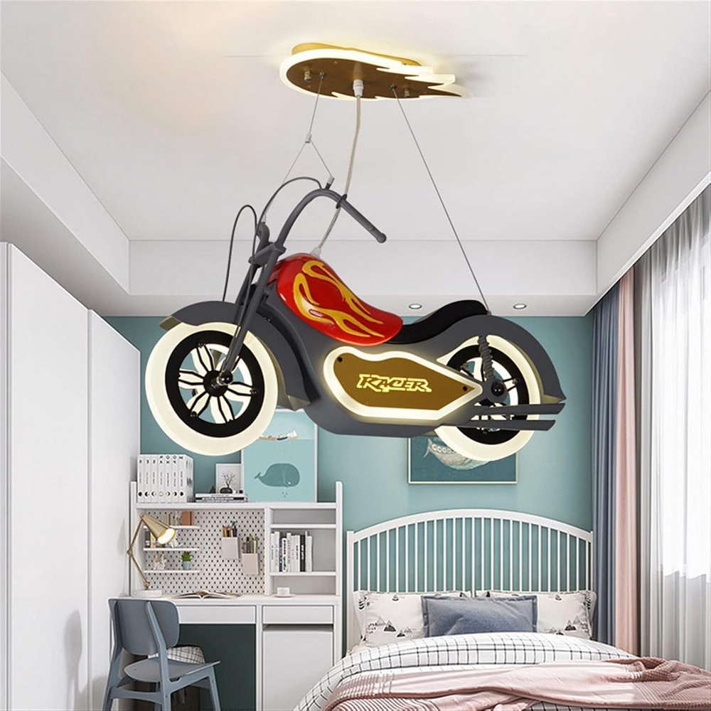 Motorbike Chandelier